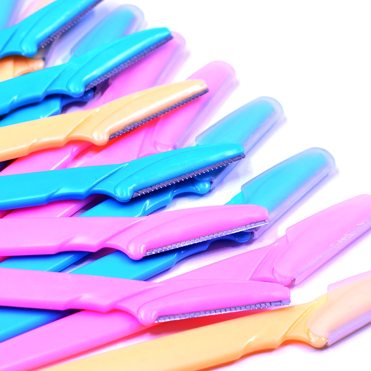 WUF 3PCS/Lot Women Facial Face Razor Eyebrow Trimmers Blades Shaver Makeup Beauty Tools