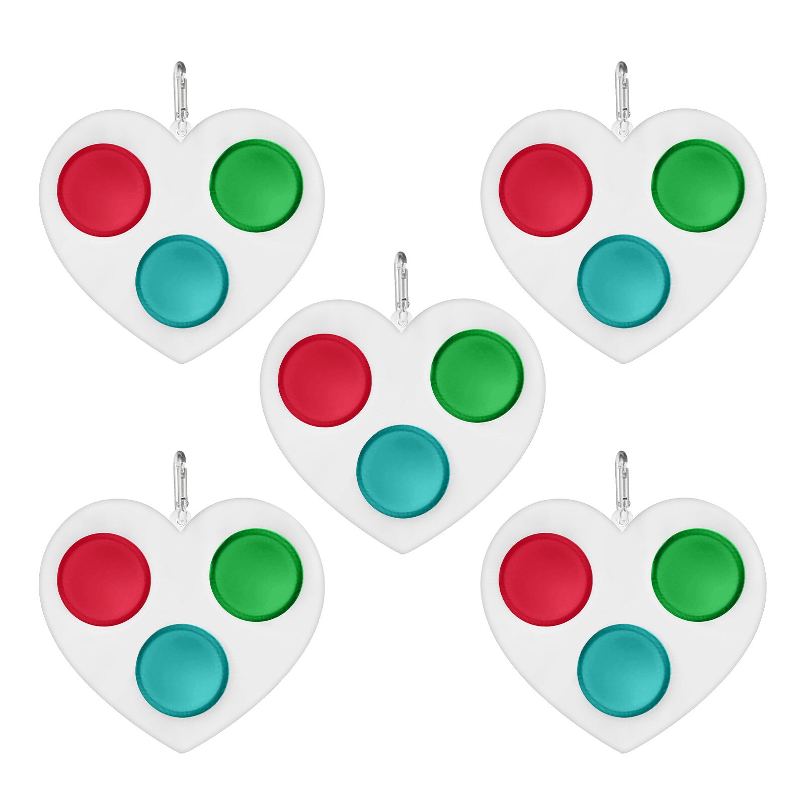 Kinder Erwachsene Grübchen Spielzeug Druckabbau Bord Controller Pädagogisches Spielzeug: White 