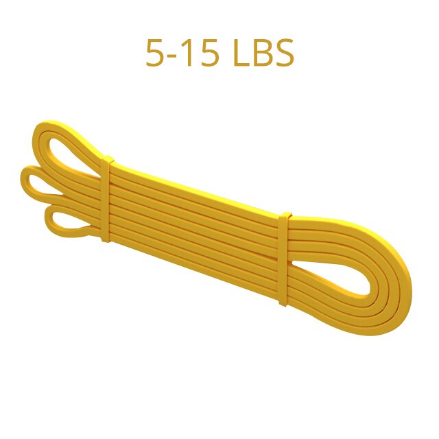 Widerstand Band 208cm Lange ÜSpund Bands für Sport ziehen hoch Yoga strecken Expander Schleife Fitness Band Ausbildung Elastische Gummi Gummi: Gelb