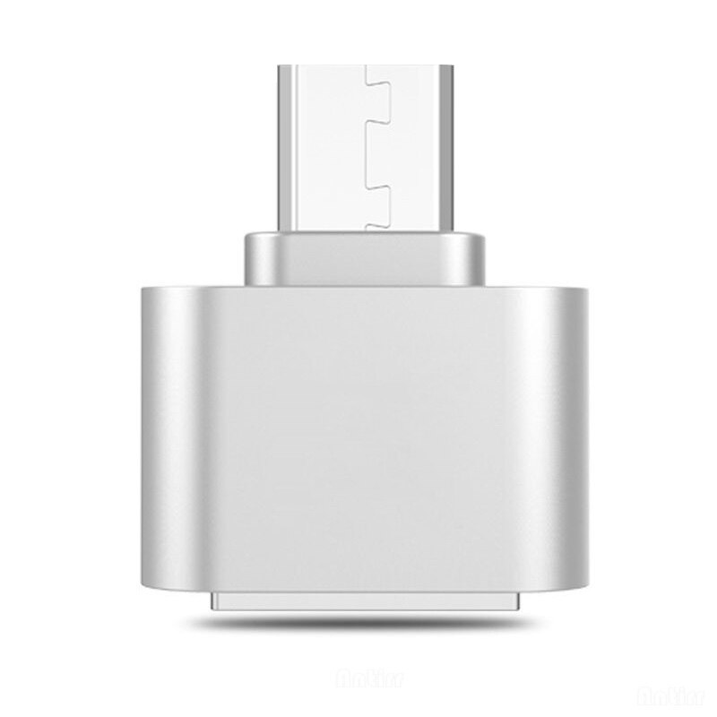 Antirr Micro USB to USB Mini OTG Adapter Camera MP3 Converter OTG Cable For Samsung Xiaomi HTC Sony LG Android Microusb OTG: Silver