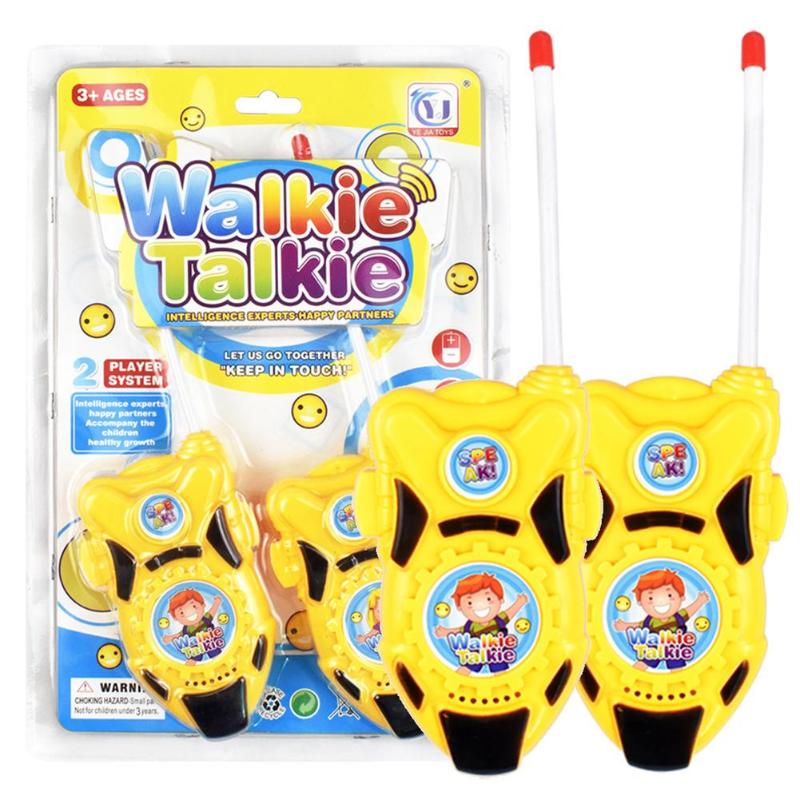 2 Stks/set Kinderen Draagbare Walkie Talkies 2-Way Radio Kids Kind Mini Handheld Speelgoed Walkie Talkie