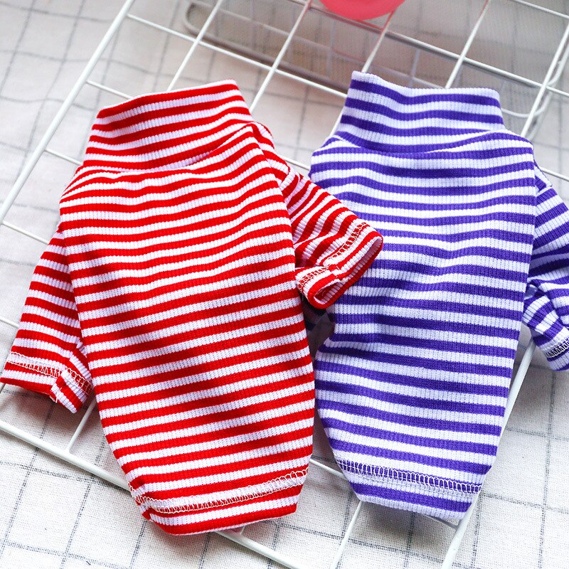 Stripe T-shirts For Dogs Clothes Puppy Clothing Simmer Pet Clothes for Small Dogs Cat Chihuahua French Bulldog Yorkshire Costume