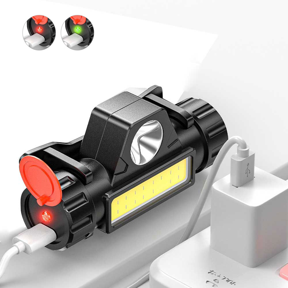 Magnetisk led-dæmpning bærbar lys armbåndslampe nat cykling løb fiskelampe armbånd armbåndslampe lommelygte