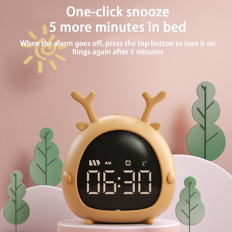 Wekker Kids Kind Kinderen Slaap Nachtkastje Wekker... Vicedeal