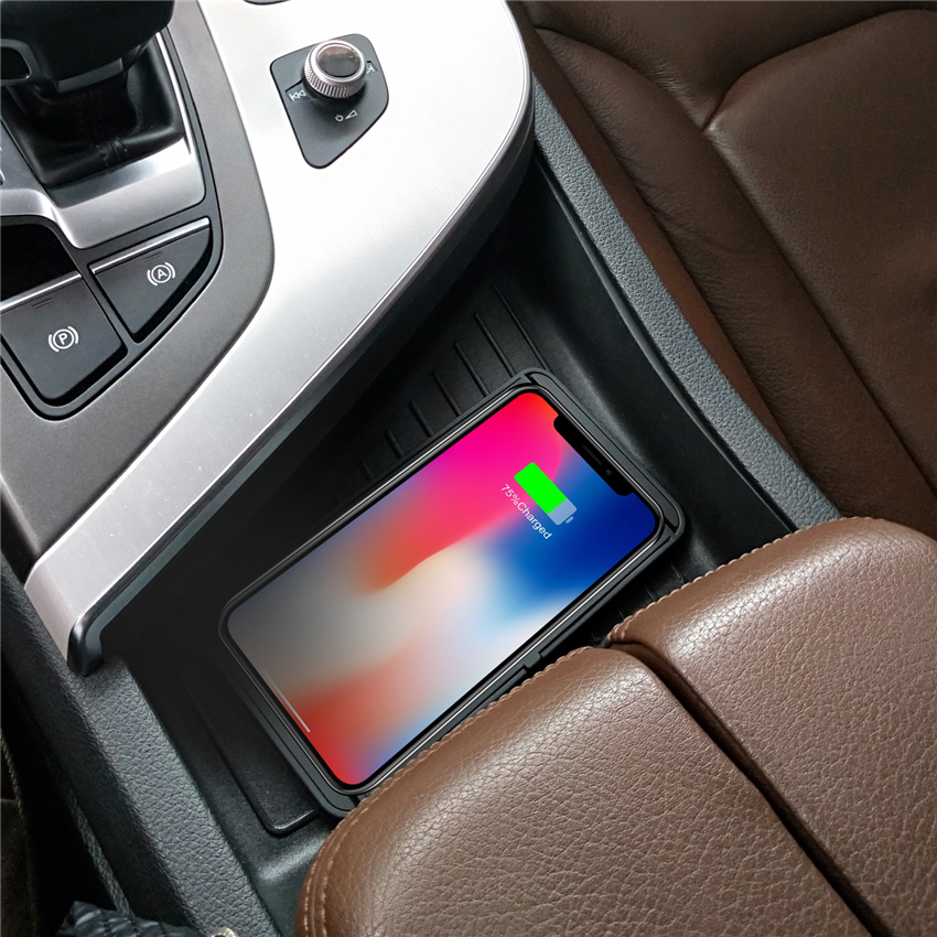 Drahtloses Autoladegerät, Silikon-Anti-Rutsch-Pad, Cradle Dock für iPhone 16, 14, 13, schnelle kabellose Auto-Ladestation, Auto-Modifikation