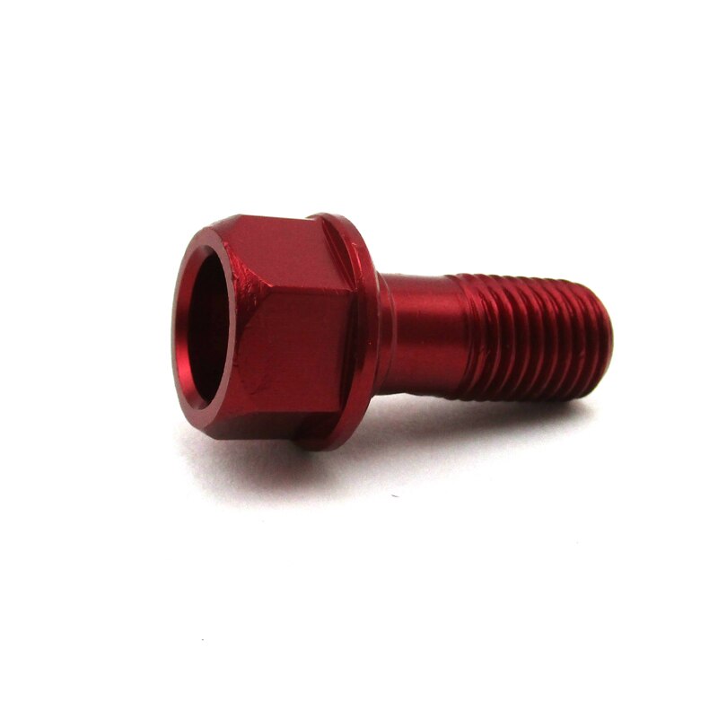 XLSION Banjo Bolt M10x1.25 For Pit Dirt Bike ATV Quad Moped Scooter Go Kart Motorcycle Brake Oil Cooler: Red