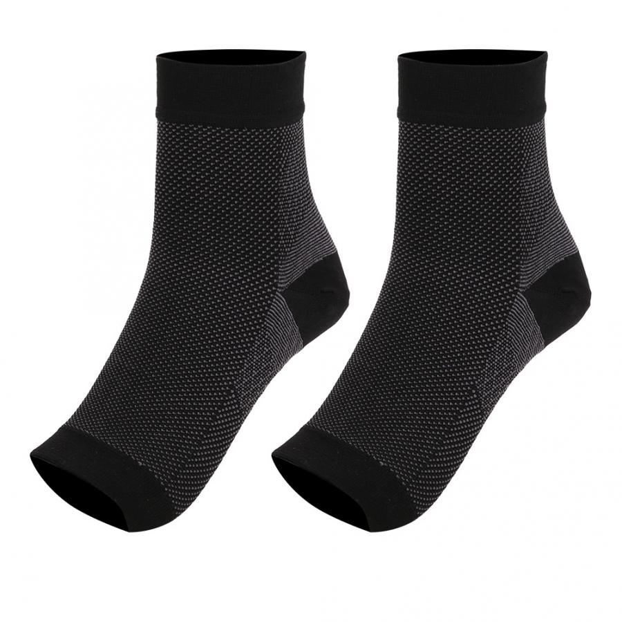 1 Paar Enkelbrace Compressie Ondersteuning Mouwen Elastische Ademend Letsel Herstel Gewrichtspijn Mand Voet Sokken Enkelbrace Guard