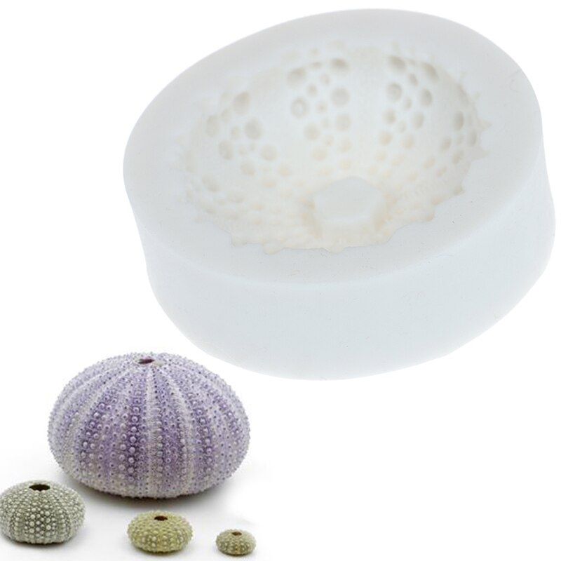 Zee-egel Shell Siliconen Mal Zee Dieren Fondant Cakevorm Kaars Decor Chocolade Gumpaste Decorating Gereedschap Bakvormen