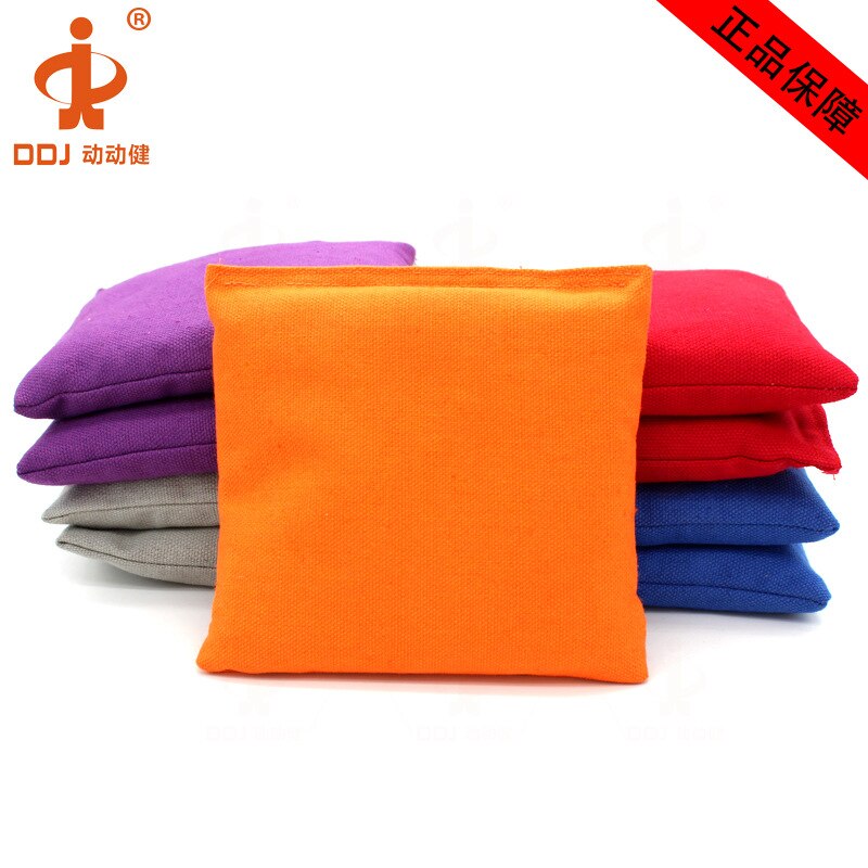 Move Healthy Manufacturers Direct Selling Children Canvas Sandbags Children diu sha bao Throwing Game P: Orange