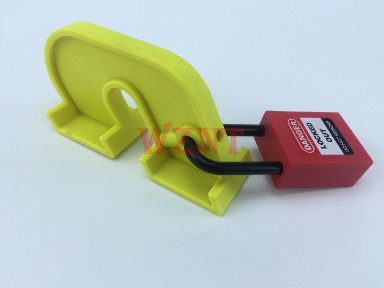 2PCS cost Large Moulded Safety Circuit Breaker Lock Lockout MCB MCCB Lock: with padlock
