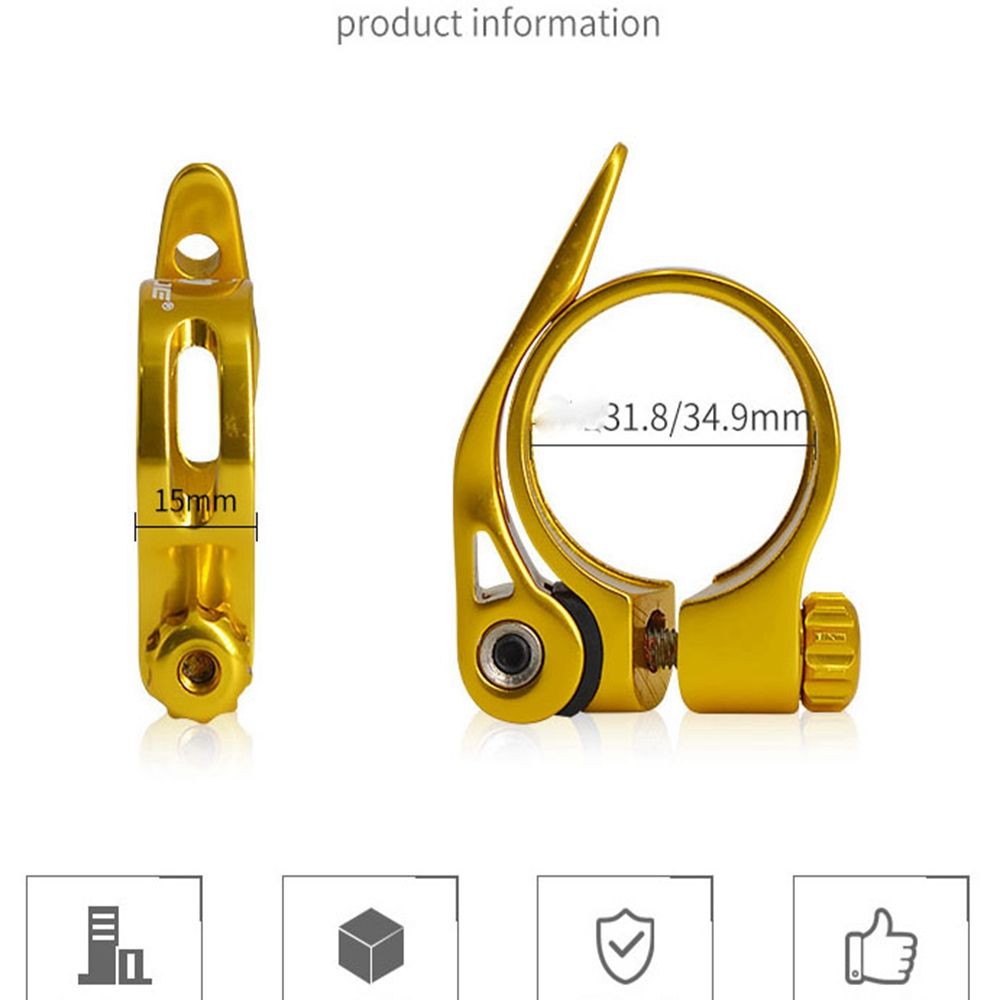 Alloy Mountain MTB BMX Road Bike Quick Release Aluminium Bicycle Seatpost Clamps Bike Seat Clamp