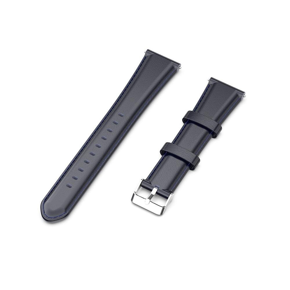 Leather Replacement Watch Band Buckle Wrist Band Strap for Nokia Steel HR 36MM / 40MM luxury brown: Blue / 20mm