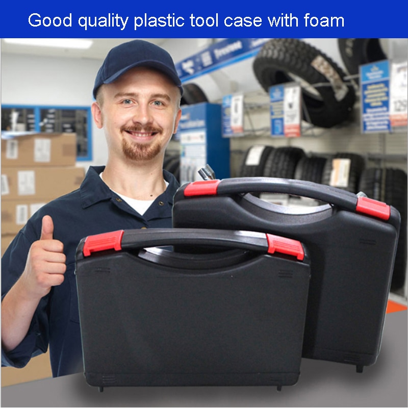 PP Tool case toolbox suitcase Electronic instrument case Plastic safety box equipment box product packaging totes 327*236*76 MM