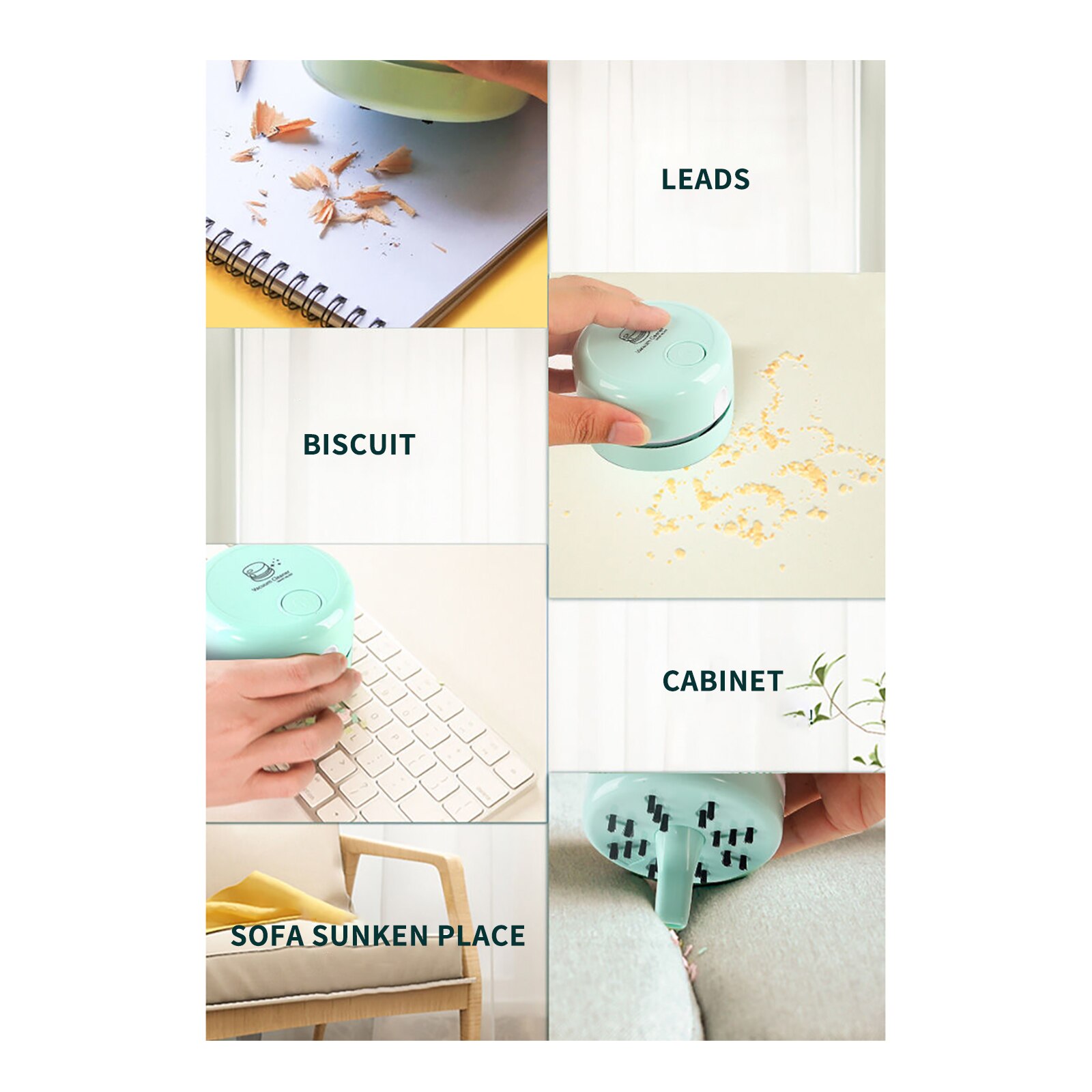 Desk Portable Desktop Cleaner Mini Desk Vacuum Cleaner For School Classroom School Office Keyboard Portable Mini Corner