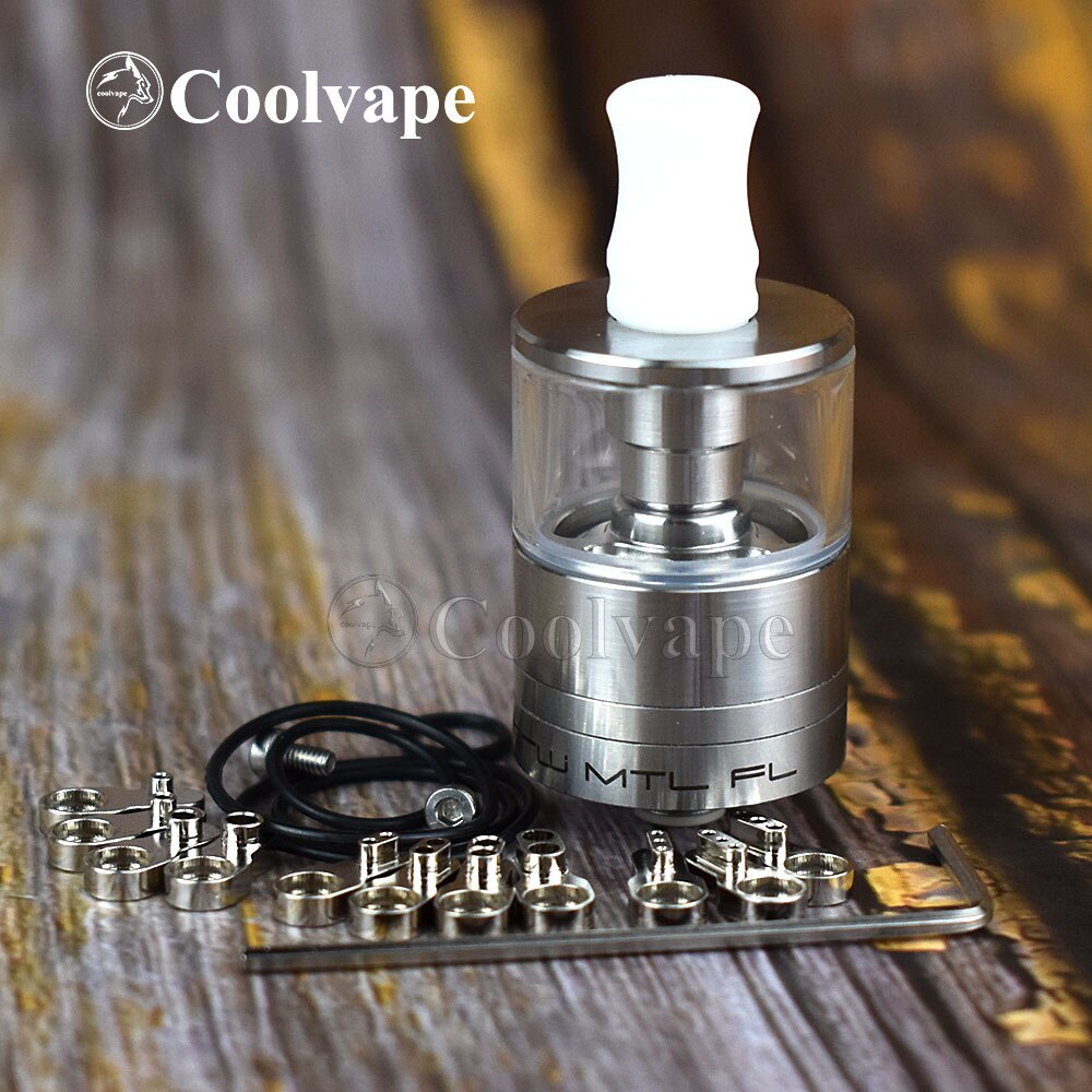 Dvarw MTL FL 24 rta 24mm Single Coil Airflow Tank Rebuildable atomizer rta 316 stainless steel vape tank vs Siren V2 GTA MTL: s-3.5ml-11