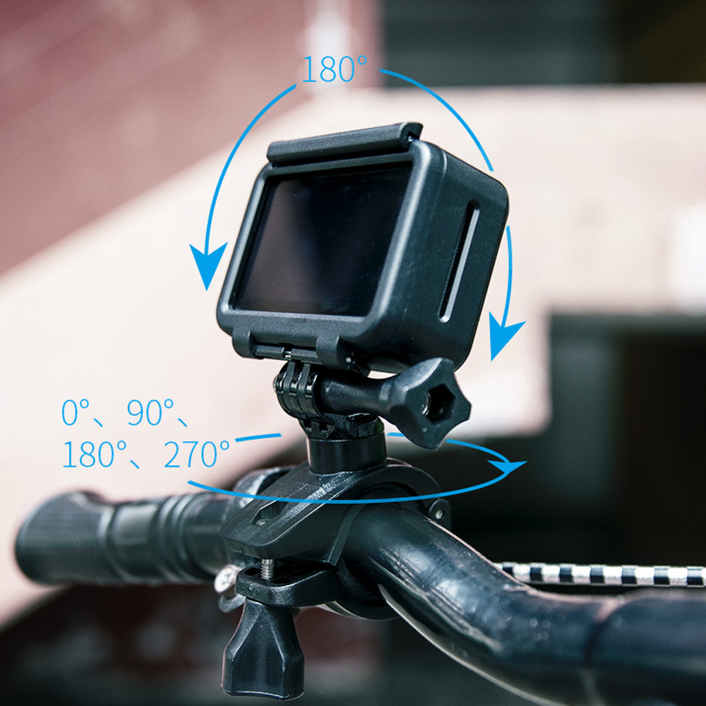 Motorcykel beslag holder til gopro hero kamera cykel mount cykel til go pro hero 3+ 6 5 4 3 2 action cam stand ramme klip