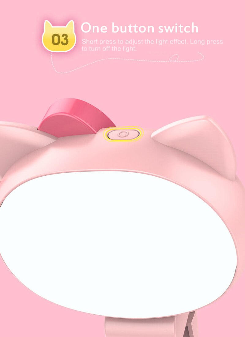 360 ° drehbares led-ringlicht für selfies mit kamera – ideal für live-selfies und als fotoclip.