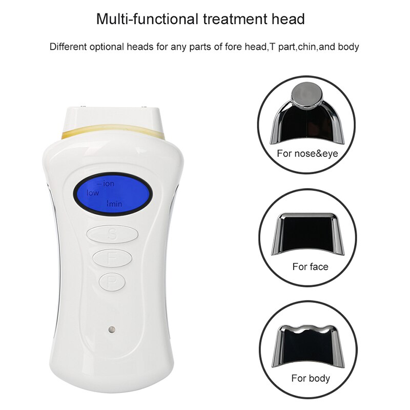 Microcurrent Beauty Machine Electric Ion Blackhead Removal Galvanic Spa Handheld Personal Massager Face Lift Facial Care Tools