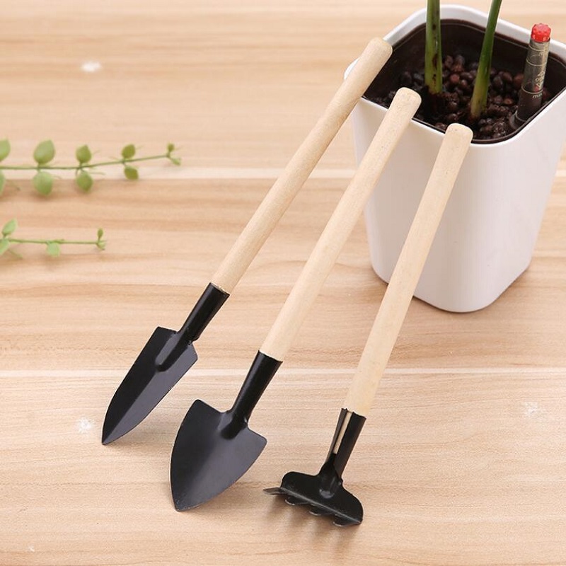Liten spade trädgårdsmaterial grävverktyg mini spade järnkratta