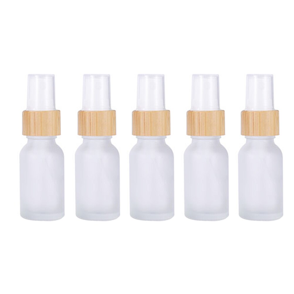 5pcs Perfume Atomizers Refillable Travel Spray Bottles Perfume Bottles 15ml: White