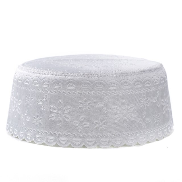 Cappello – chapeau arabe musulman pour Homme, casquette de prière, Djellaba pour Homme, bijoux turcs, style islamique: kufi prayers / 56