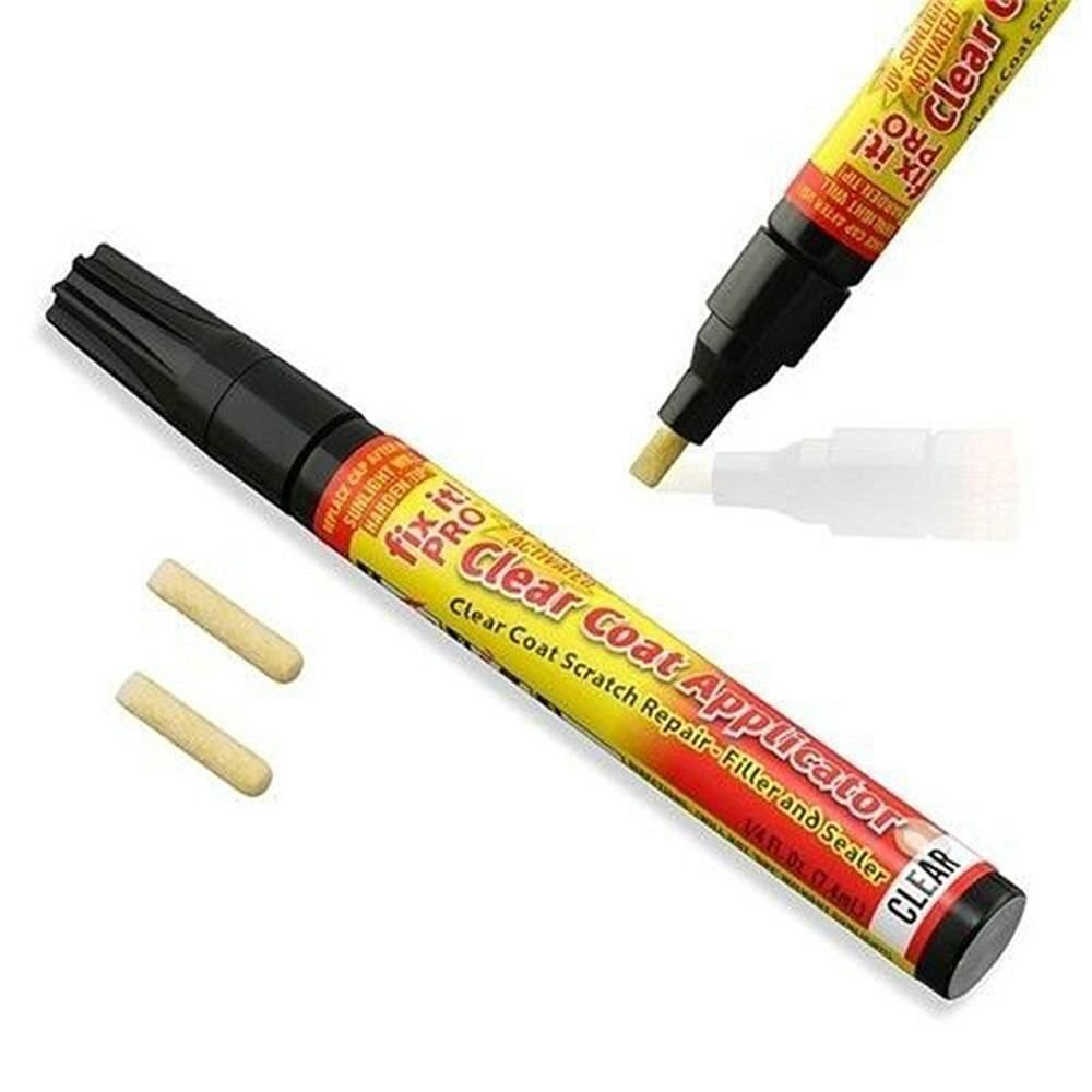 Fix It Pro – stylo de réparation automobile, dissolvant de rayures, Support de toutes les couleurs, nouvel applicateur de couche transparente, outil à main