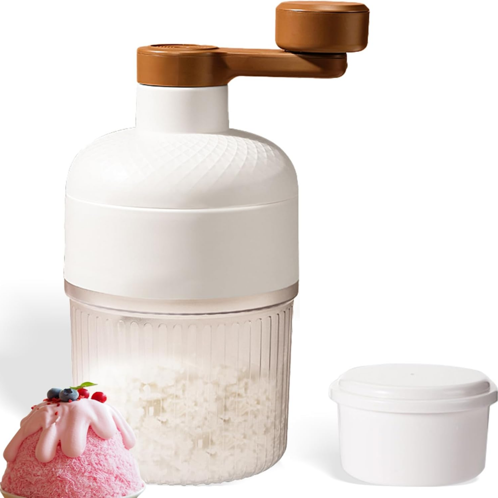 Geschoren ijsmachine Mini-ijsbreker Handbediende geschoren ijs-milkshakemaker Huishoudelijke draagbare kleine hagelmachine Keukengereedschap