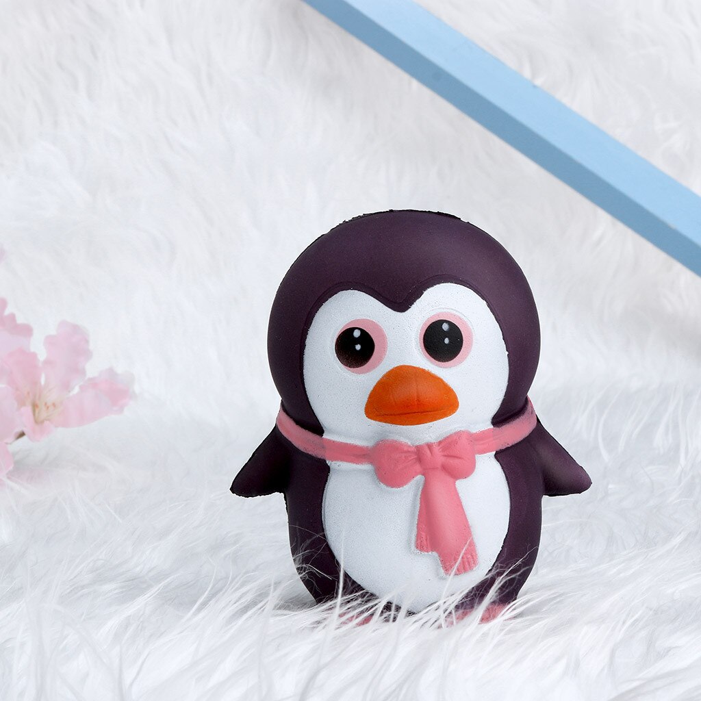Thermal Heat Induction Temperature Color Change Squishies Penguin jumbo cute Slow Rising Kawaii Squish Toy for Kids Squeeze toy