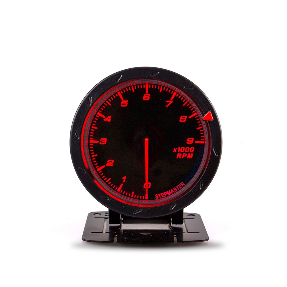 2.5inch 60MM Car Auto Tachometer 0-9000 RPM meter 12V red light tacometro moto boat motorcycle tachometer modification tach