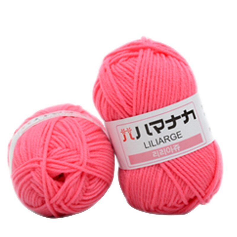 27Colors Warm DIY Milk Cotton Wool Baby Kids Wool For Knitting Children Hand Knitted Soft Knit Blanket Crochet Yarn: B-11