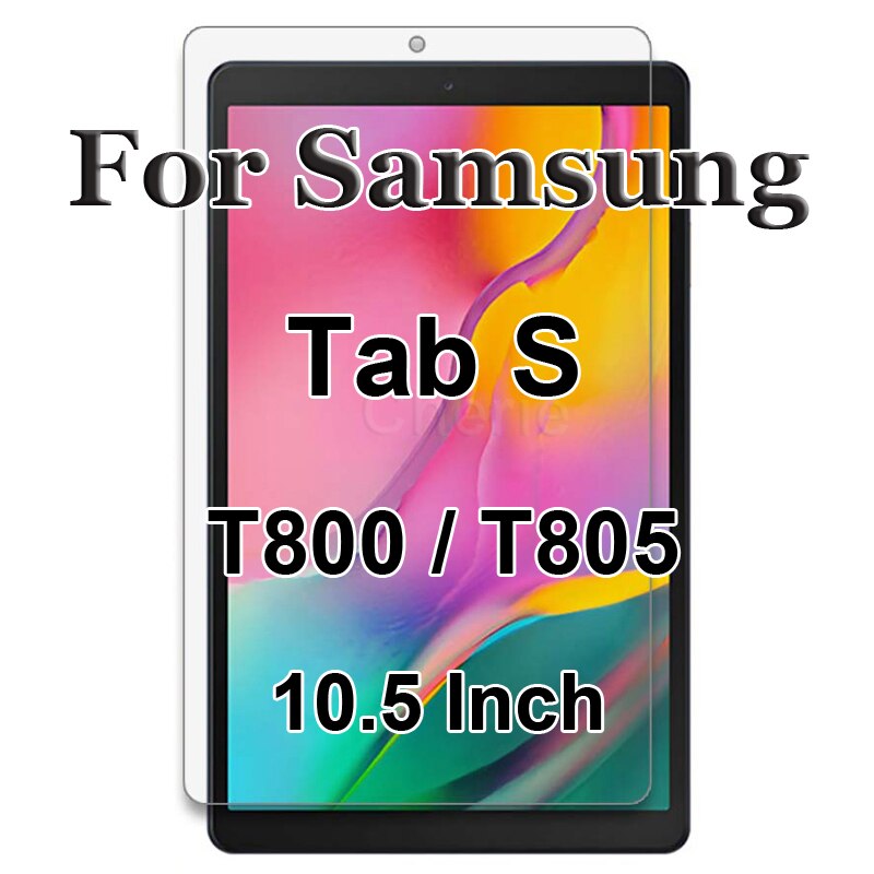 Gehard Glas Voor Samsung Galaxy Tab S6 Lite 10.4 S S4 S5E S6 10.5 E 9.6 S2 S3 9.7 Note 10.1 Screen Protector Beschermende Film: Tab S 10.5 T800 T805