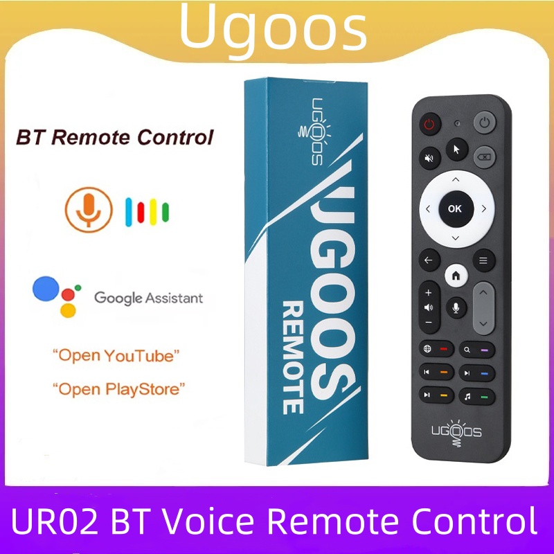 UGOOS UR02 Pilot zdalnego sterowania Bluetooth BT do Ugoos TOX1 TOX3 TOX4 AM8 PRO AM6B PLUS X4 X4Q Cube Pro Extra TV Box
