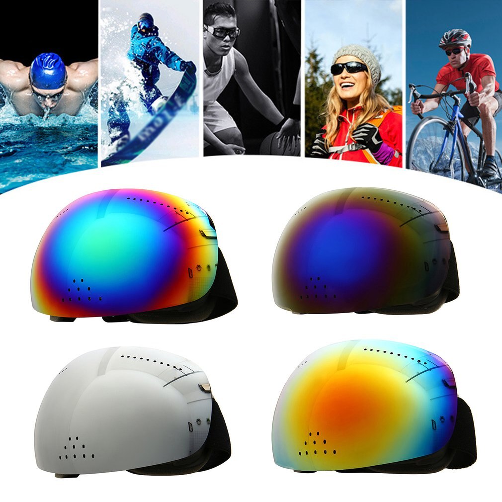 Ski Goggles Large Spherical Surface Full Face Nose Shield Snow Goggles Double Anti-fog Ski Durable Goggles