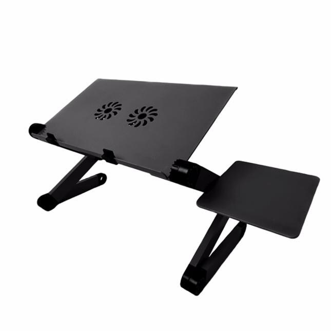 Laptop Table Stand With Adjustable Folding Ergonomic Stand Notebook Desk For Ultrabook Netbook Or Tablet With Mouse Pad