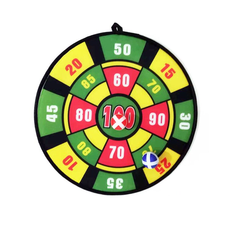 Funny Party Darts Games Stof Plaat Set Sport Dubbele Doel Dart Dartbord Boards Speelgoed Voor Kinderen Volwassen Cave Games Zachte papier: I with 2 balls