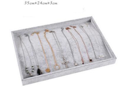 Jewelry Box Plate Jewelry Display Earring Holder Ring Watch Necklace Display Tray Stand Organizer Box Case Display Storage: 6