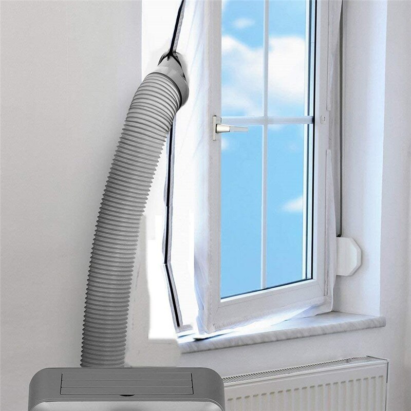3M 5M Universal- Luft sperren Fenster Dichtung Tuch Platte Heißer Lüfte halt Klimaanlage Auslauf Fenster Abdichtung Bausatz für Handy, Mobiltelefon Klimaanlage