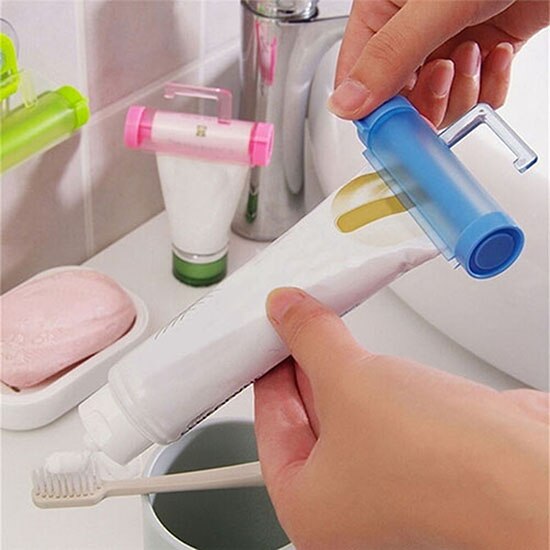Nuttig Plastic Rolling Tandpasta Tube Squeezer Tandpasta Dispenser Badkamer Houder Tand Plakken Rolling Holder