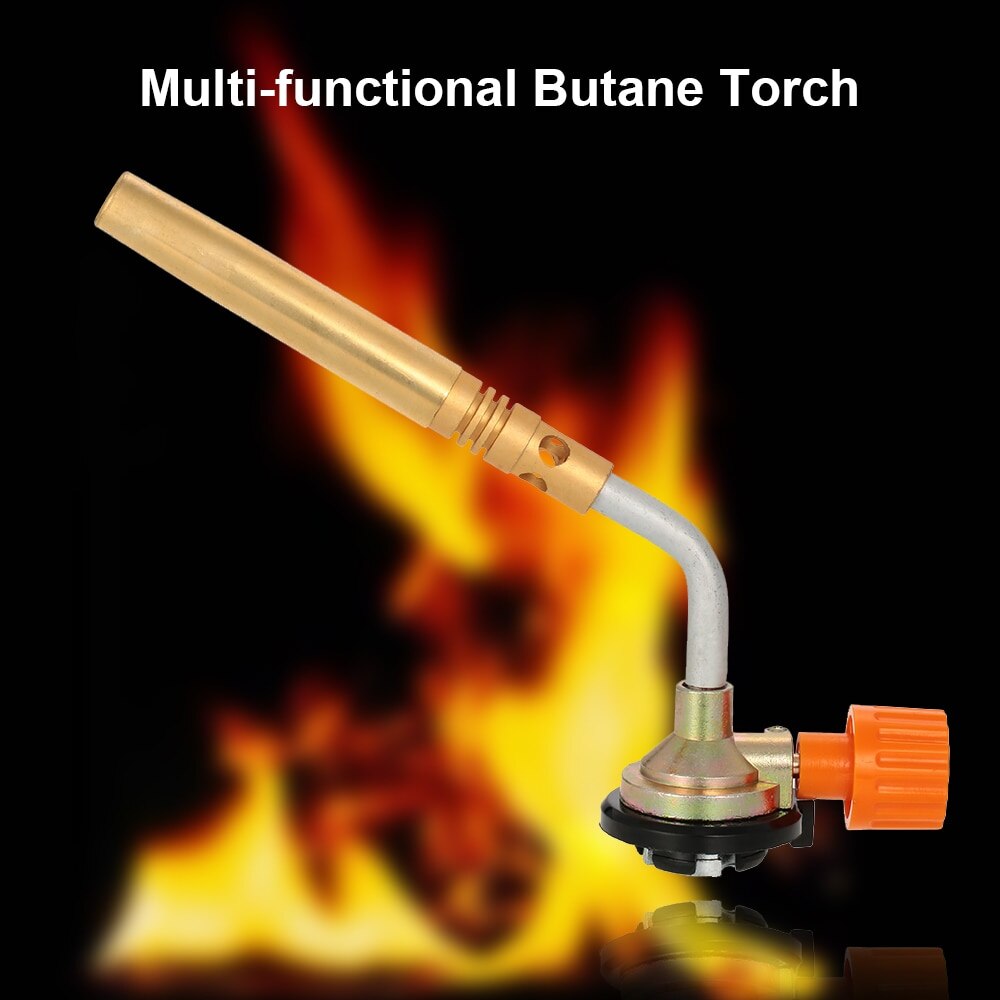Outdoor Veelzijdige Butaan Brander Solder Blower Lassen Bbq Torch Culinaire Lichter Gas Vlam Blower Voor Keuken Camping