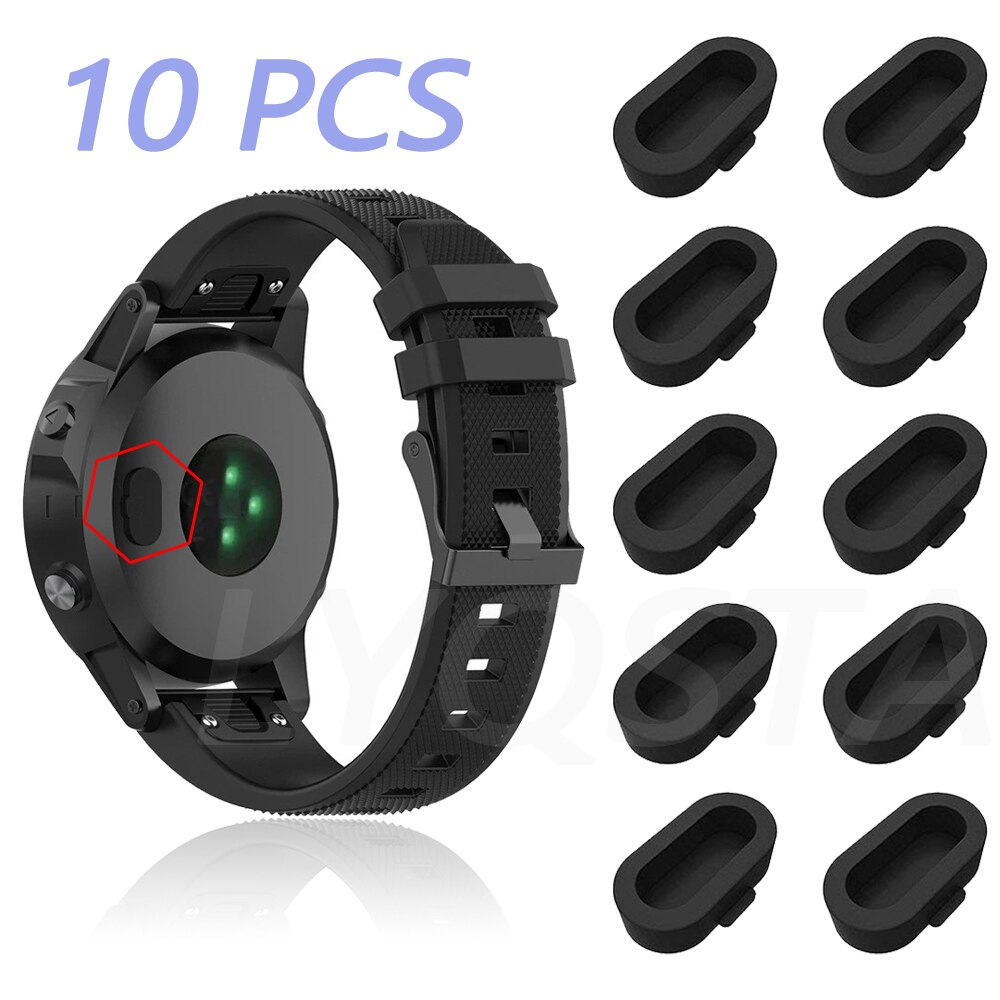 Horloge Sensor Plug Anti-stof Stofdicht Cover Cap Voor Garmin Fenix 7S 7 7X 6S 6 6X pro 5S 5 5X Plus 3HR Smart Horloge Wearable Cover