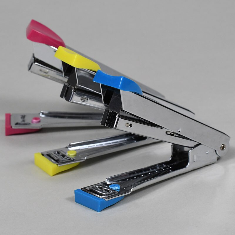 1001 Mini Nietmachine 10 # Metalen Duurzaam Kleur Nietmachine Shool Briefpapier Office Supply Nietjes Kantoor Accessoires