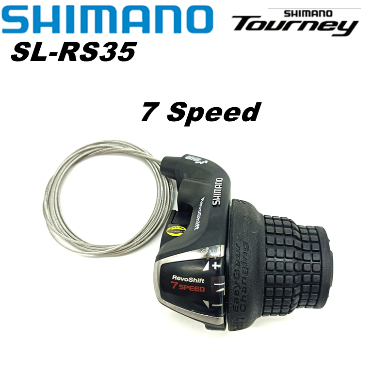 SHIMANO Tourney – manettes de vitesse originales 3x6/7 SL-RS35 REVOSHIFT, 3 × 6s 3 × 7s 6v 7v 18 21 vitesses, pièces d'origine: Rouge