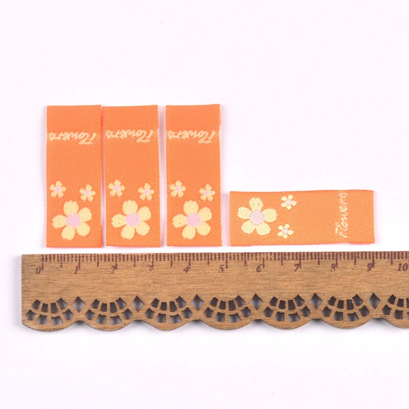 50Pcs Multicolor Bloem Borduren Doek Labels Handge... – Grandado