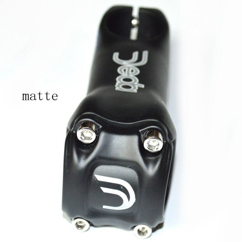 DEDA-tige de vélo de route en carbone, EDA, tige de vélo, diamètre de 31.8x70/80/90/100/110/120/130mm, mat à 6 à 17 degrés