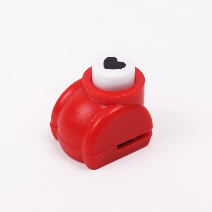 1PC Mini Kids Scrapbooking Punches Handmade Card Craft Printing Hole Punch DIY Flower Paper Craft Maple Leaf Star Shape: Heart