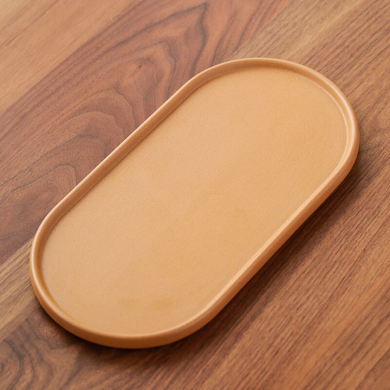 In The Distant Japanese Pottery Bamboo Tea Tray Retro Small Number Ceramic Tea Utensil Tea Chinese Tea Table Gongfu Tea Tray: tea tray E