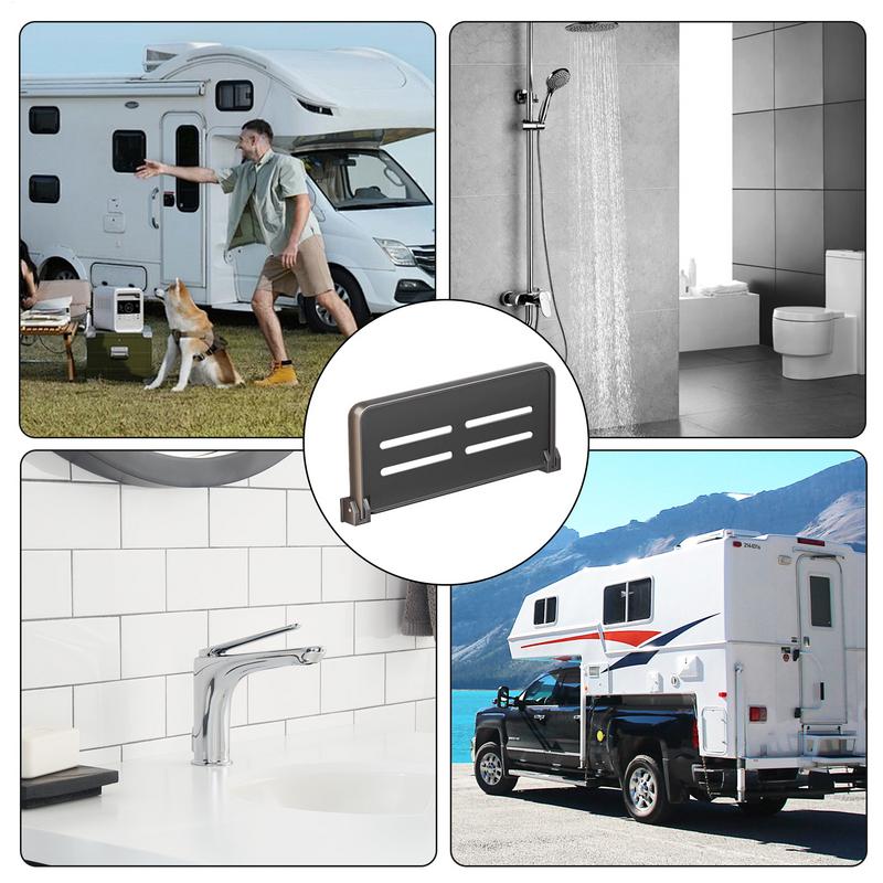 Étagère rabattable pour camping-car, support de rangement mural pliable, présentoir pliable, étagères murales pour gel douche, shampoing, livres pour smartphones