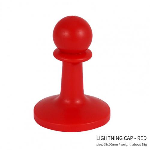 Chapeau de Protection Anti-foudre pour Camping en plein air, 1 pièce, tige d&#39;auvent de sécurité pour tente: Rouge