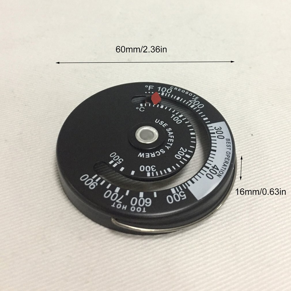 Houtkachel Hoge Temperatuur Haard Controller Schoorsteen Monteur Thermometer Veilig Rookkanaal Temperatuur