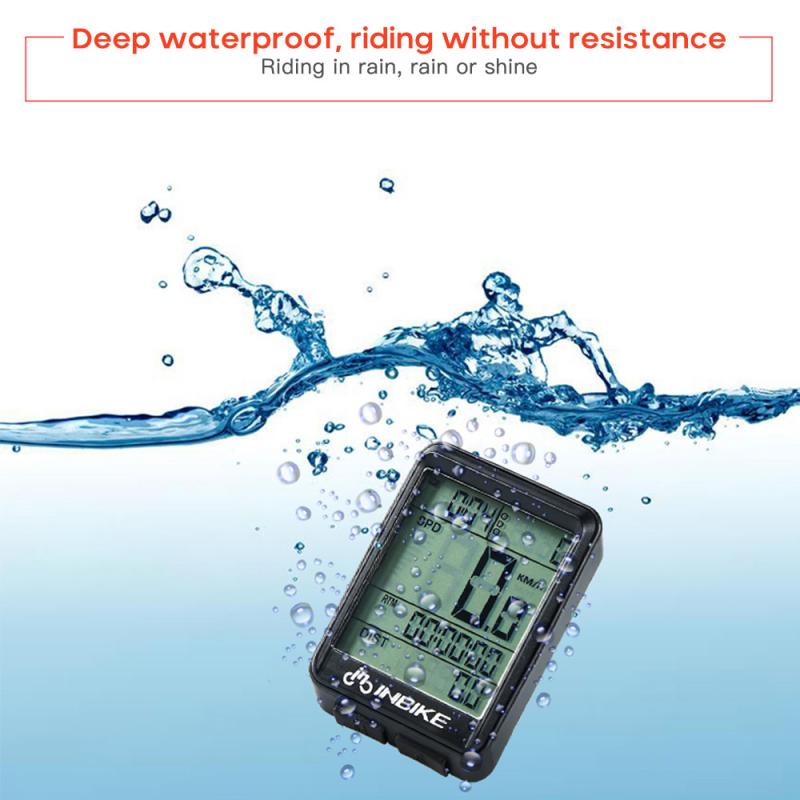 Waterproof Bike Computer Bicycle Wireless Wired Code Meter MTB Cycling Odometer Stopwatch Speedometer Bike Accessories